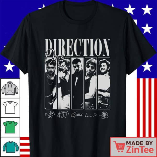 Vintage One Direction Shirt, Retro Direction Music Album Shirt