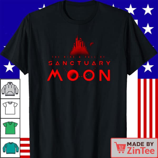Vintage Sanctuary Red Moon Murderbot, Space Science Fiction T-Shirt