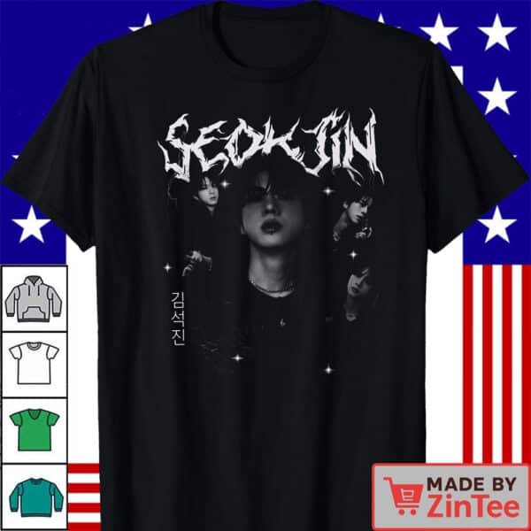 Vintage SeokJin 90s Bootleg Shirt, Jin BTS Solo Album Shirt