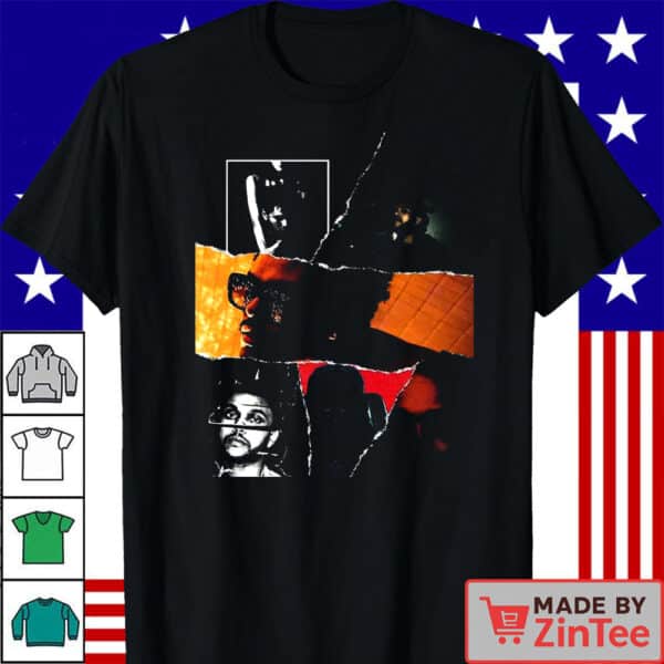 Weeknd Album Collage Shirt, 2025 Music Tour Hoodie