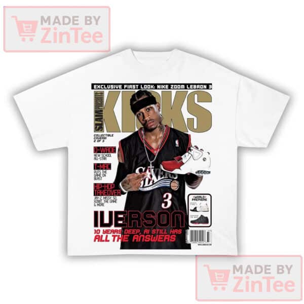 Allen Iverson Shirt, Basketball Shirt, Classic 90s Graphic Tee