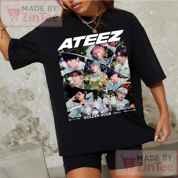 Ateez Golden Hour Part 2 Album Shirt, Ateez 2025 World Tour Shirt