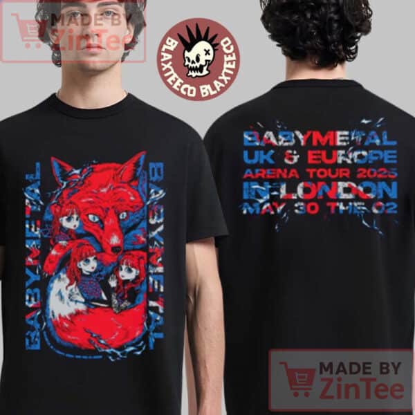 Babymetal UK And Europe Arena Tour 2025 Shirt