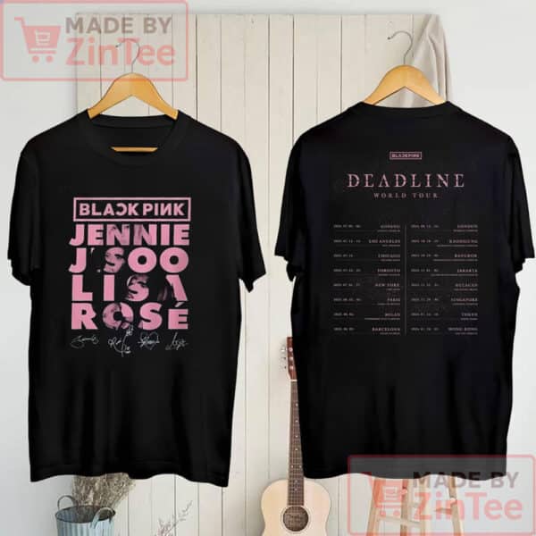 Black Pink Deadline Tour 2025 Shirt