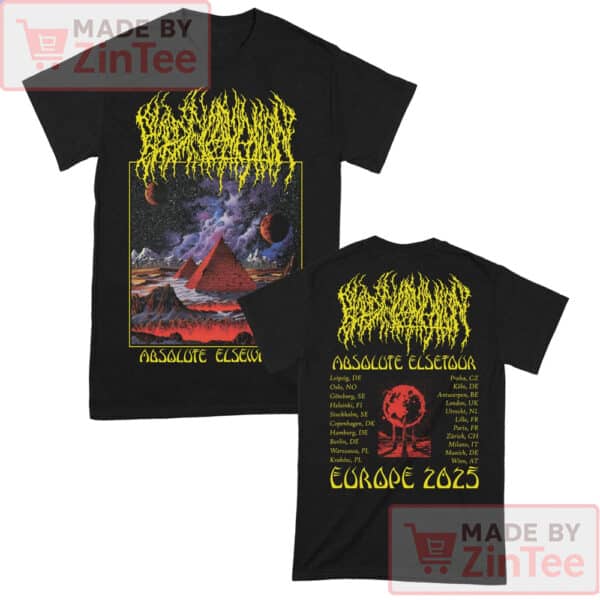 Blood Incantation - Absolute Elsewhere 2025 Tour Shirt