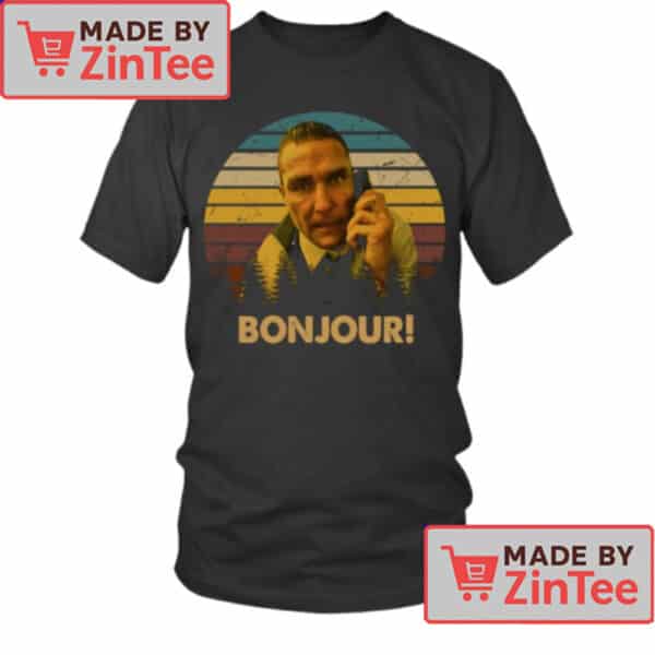 Bonjour Snatch Movie T-Shirt – Retro Graphic Tee Featuring Vinnie Jones Character