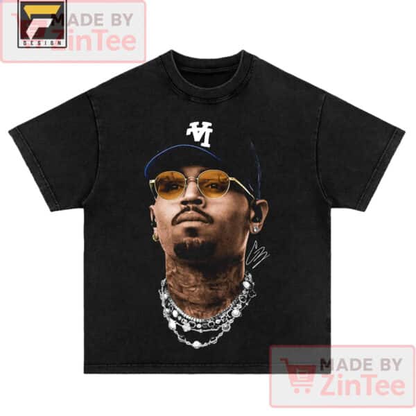 Chris Brown Big Head Shirt