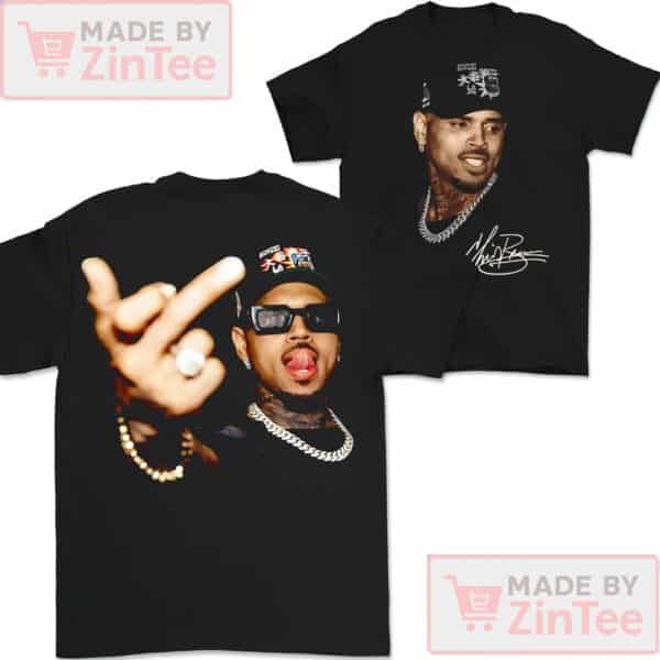 Chris Brown Vintage Middle Finger Shirt, Concert 2025 Shirt