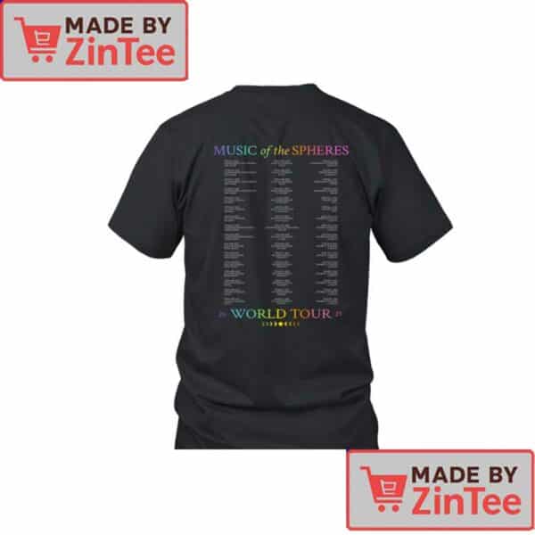 Coldplay Shirt – Official Band Merch for True Fans
