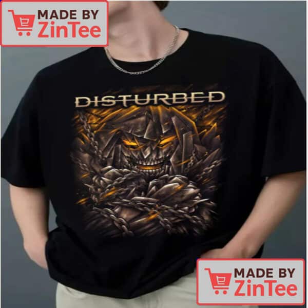 DISTURBED Hip Hop Print Shirt