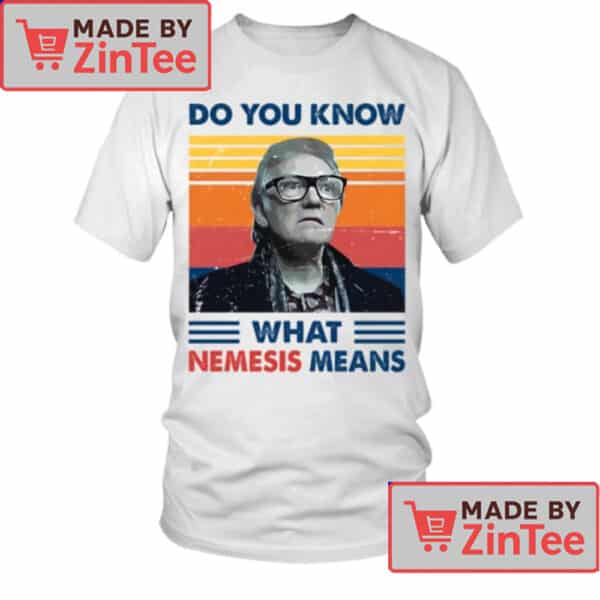Do You Know What Nemesis Means T-Shirt – Snatch Movie Quote Retro Graphic Tee