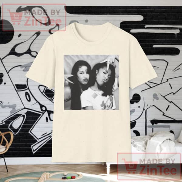 Double Peace Out to Heaven, RIP Queens, Aaliyah shirt