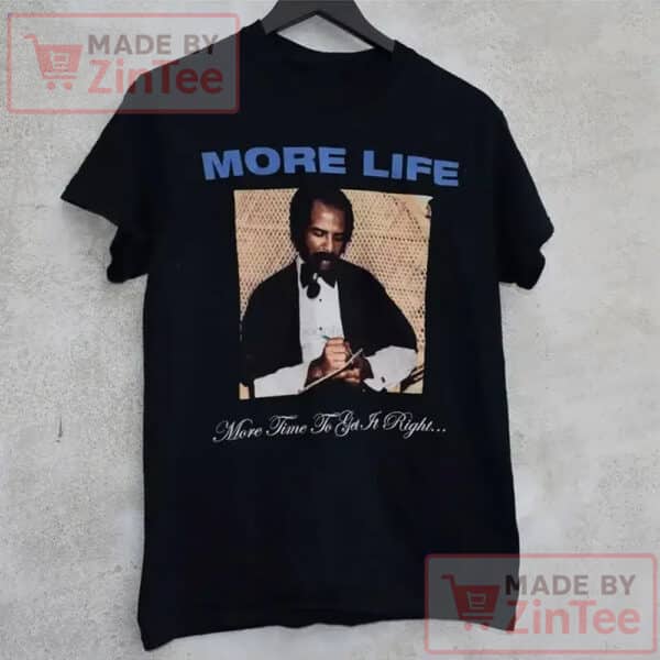 Drake T-shirt Drake More Life Black Shirt