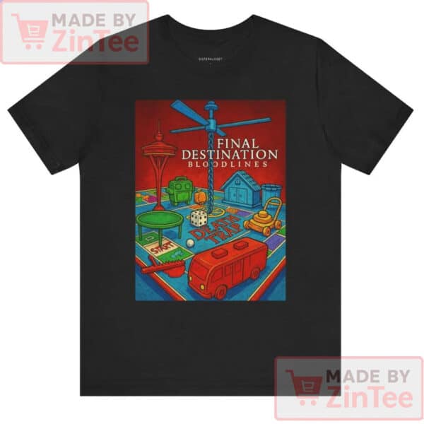 Final Destination Bloodlines Unisex Tee, Fun Gift for Gamers