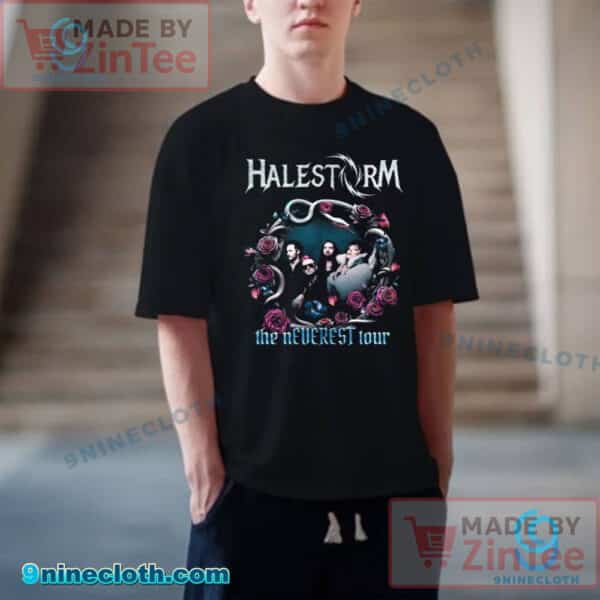 Halestorm The Neverest Tour 2025 Shirt