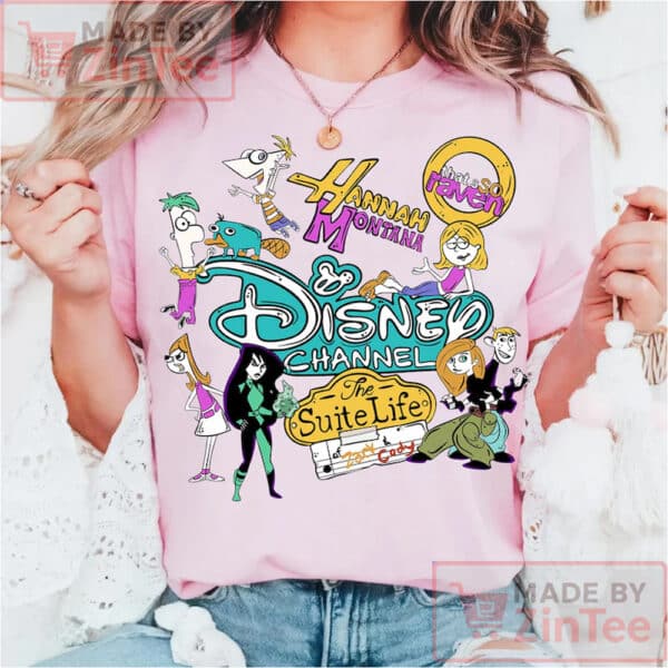 Hannah Montana Lizzie Kim Possible Suite Life Phineas Ferb Shirt