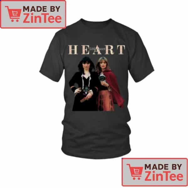 Heart “Little Queen” Shirt – Vintage Rock Band Tee for Timeless Queens of Classic Rock