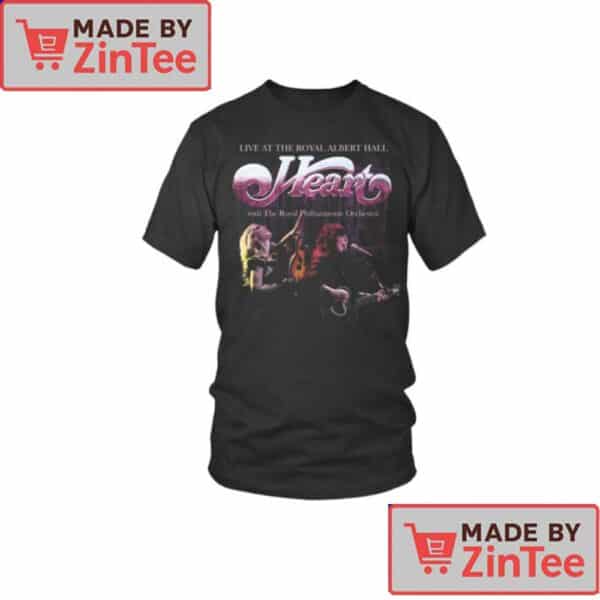 Heart Live at the Royal Albert Hall T-Shirt – Classic Rock Concert Tee with Royal Philharmonic Orchestra Design