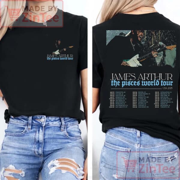 James Arthur 2025 Tour Shirt, James Arthur Shirt