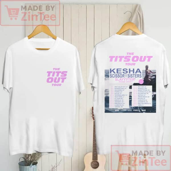 Kesha The Tits Out  2025 Tour Shirt