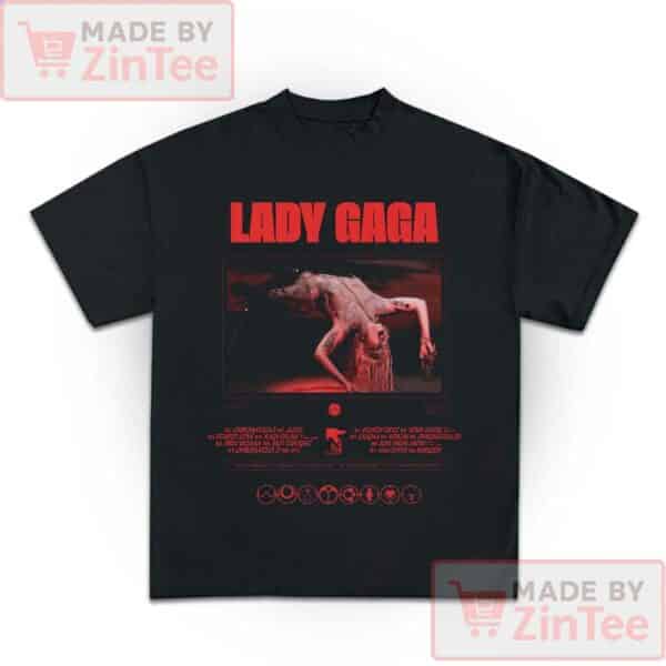 Lady Gaga CHROMATICA Ryan Anthony Mayhem Ball World Tour Shirt