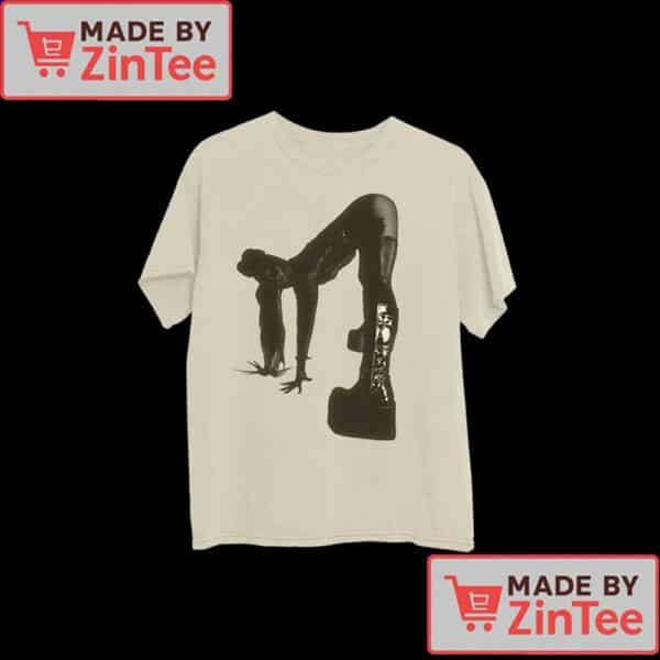 Lady Gaga Shirt, Featuring Striking Platform Boots & Silhouette Pose