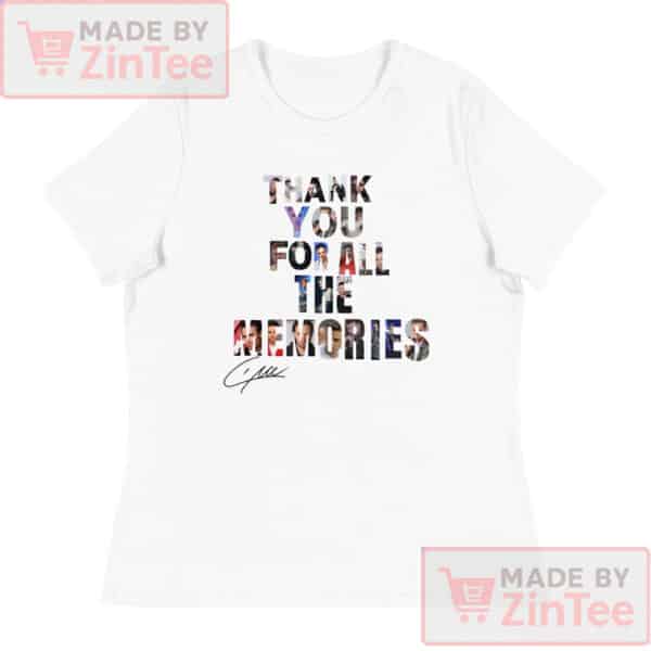 Liam Payne Memorial T-Shirt, Thank You For All the Memories Tribute Tee, Fan Gift Shirt