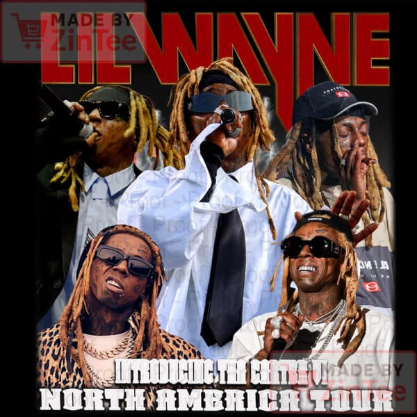 Lil WAYNE Tour 2025 North America Tour Shirt