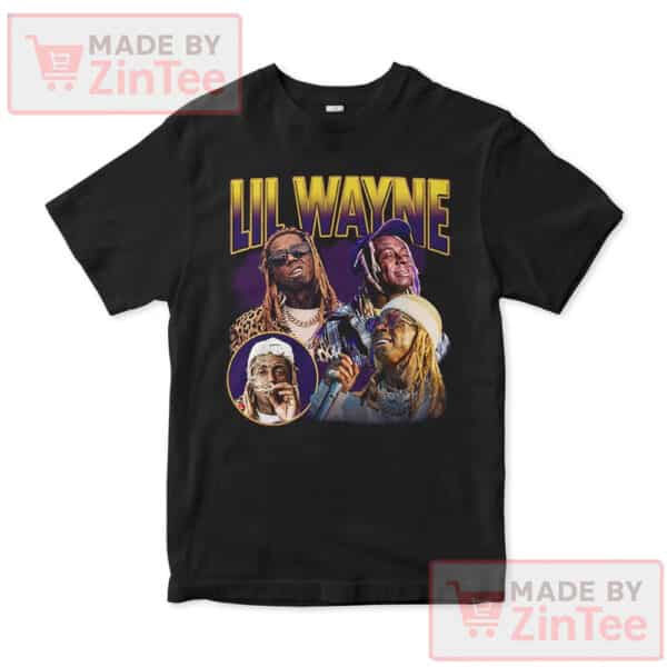 Lil Wayne Collage T-Shirt, Gift for Lil Wayne Fans