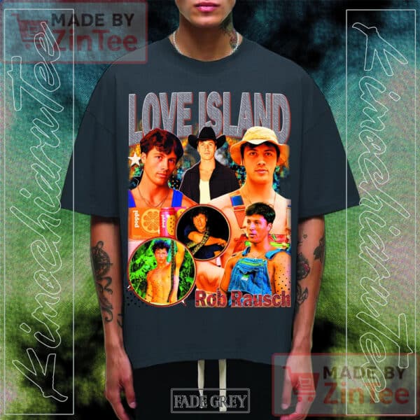 Love Island Vintage Tee, 90s Rob Rausch Distressed Shirt