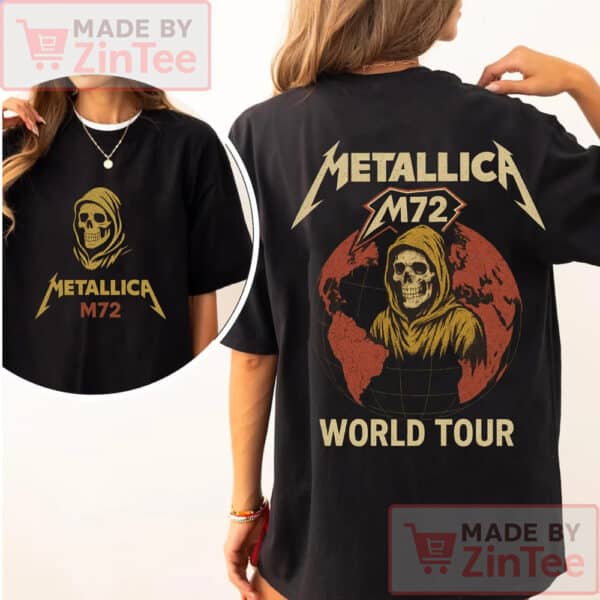 Metallica M72 World Tour Skull Shirt