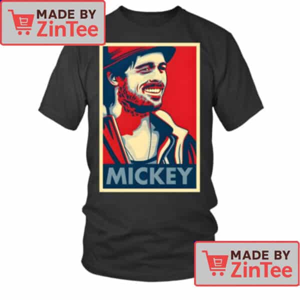 Mickey Snatch T-Shirt – Brad Pitt Poster Style Graphic Tee Inspired by Fight Scene Icon