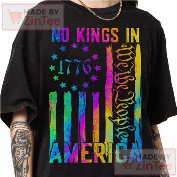 No Kings in America Shirt, Anti-Trump, Protest Shirt