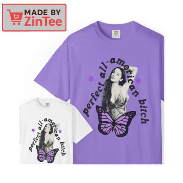 Olivia OR Perfect All-American Bitch Butterfly Shirt