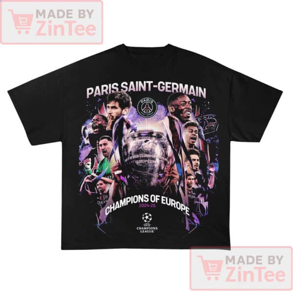 Paris St Germain PSG Champions League Winner Shirt