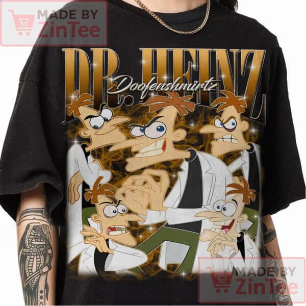 Phineas And Ferb Dr Heinz Homage Shirt, Heinz Doofenshmirtz Shirt