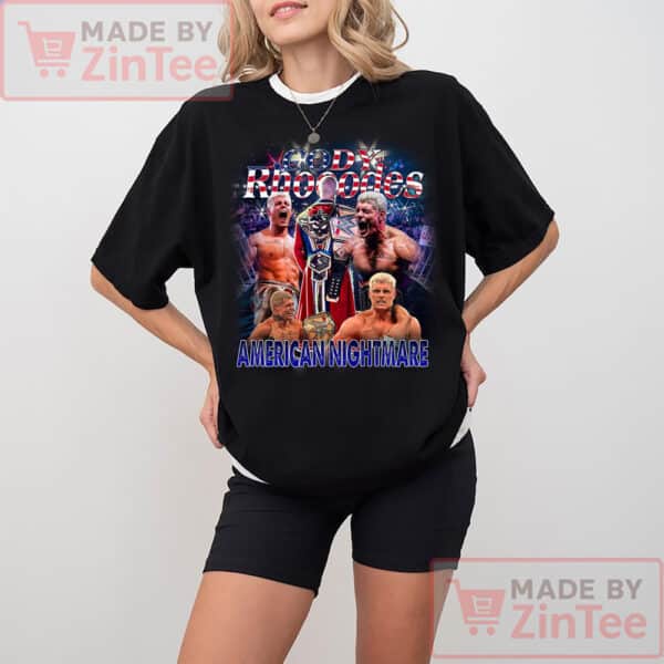Retro Cody Rhodes 90s T-Shirt, Vintage American Wrestler Tee, AEW WWE Fan Shirt