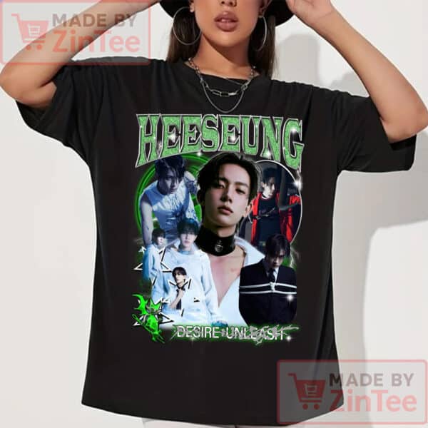 Retro Heeseung Enhypen T-Shirt, Enhypen Fate Plus Tour Shirt Shirt