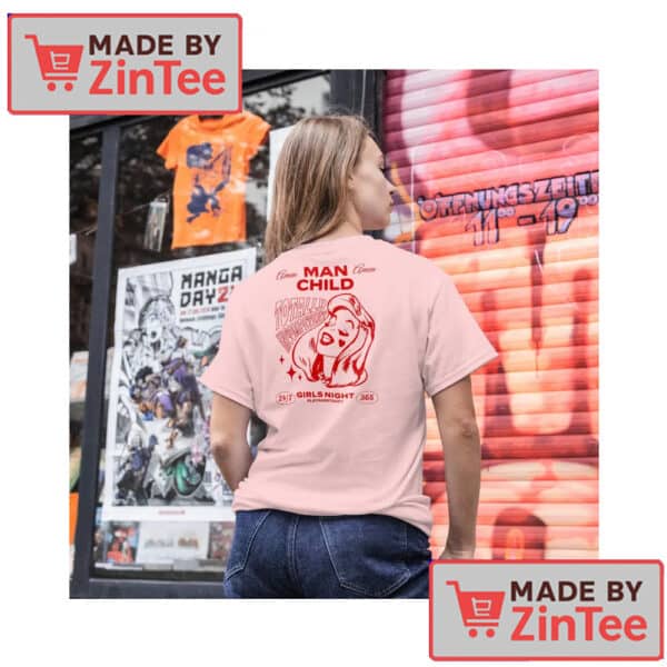 Sabrina Carpenter MANCHILD Shirt, Pop Girlie Song Sing Out Loud Song Lyric