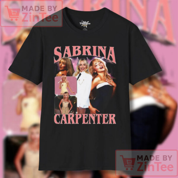 Sabrina Carpenter T-shirt, Graphic Print Music Fan Apparel