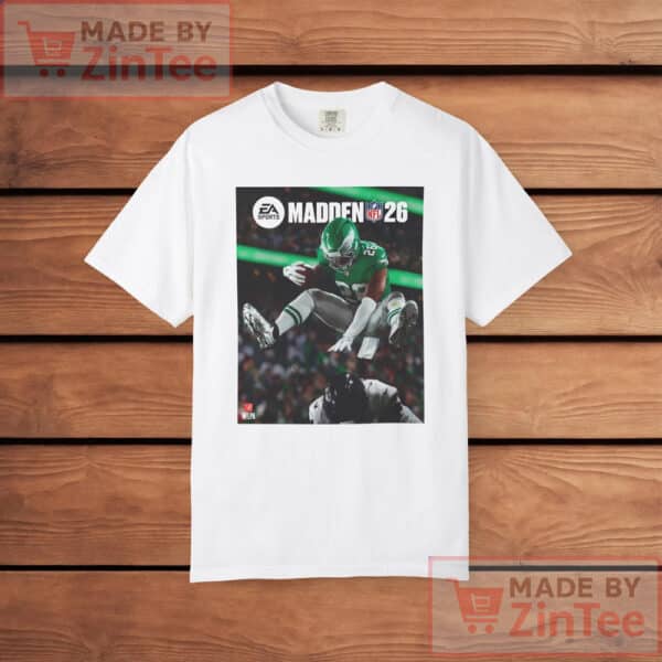 Saquon Barkley Madden 26 Cover Shirt, Philadelphia Eagles Super Bowl LIX 59 2025 Champions Shirt