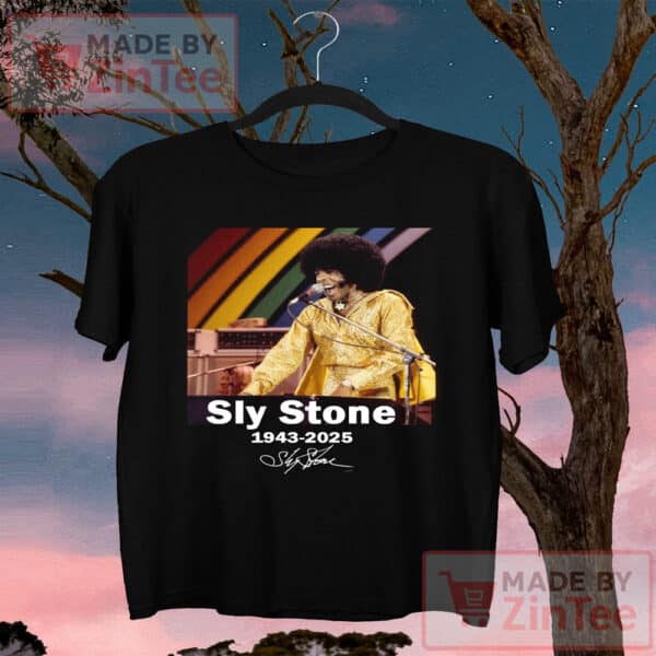 Sly Stone 1943-2025 Signature Shirt