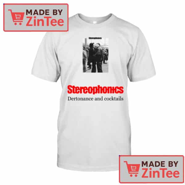 Stereophonics Dertonance and Cocktails T-Shirt – Retro Band Graphic Tee