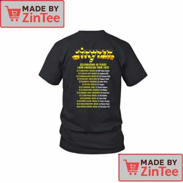 Stryper Latin American Tour 2025 Shirt