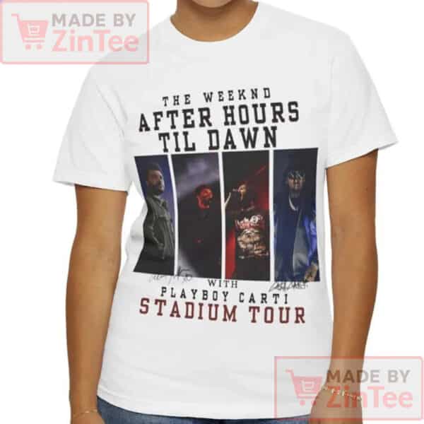 The Weeknd After Hours Till Dawn Tour Shirt, Playboi Carti, The Weeknd Shirt