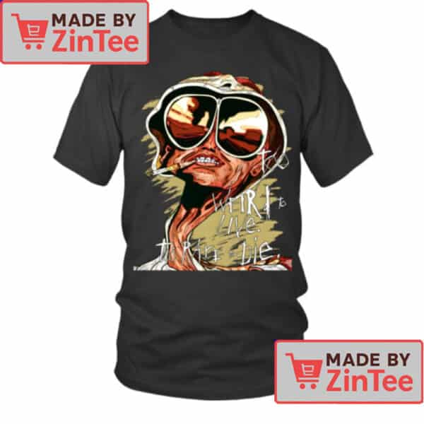 Too Weird to Live Too Rare to Die T-Shirt – Abstract Cartoon Style Fear and Loathing Inspired Tee