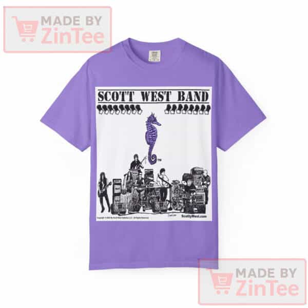 Unisex Band T-Shirt, Vintage Music Tee, Scott West Merchandise, Concert Apparel