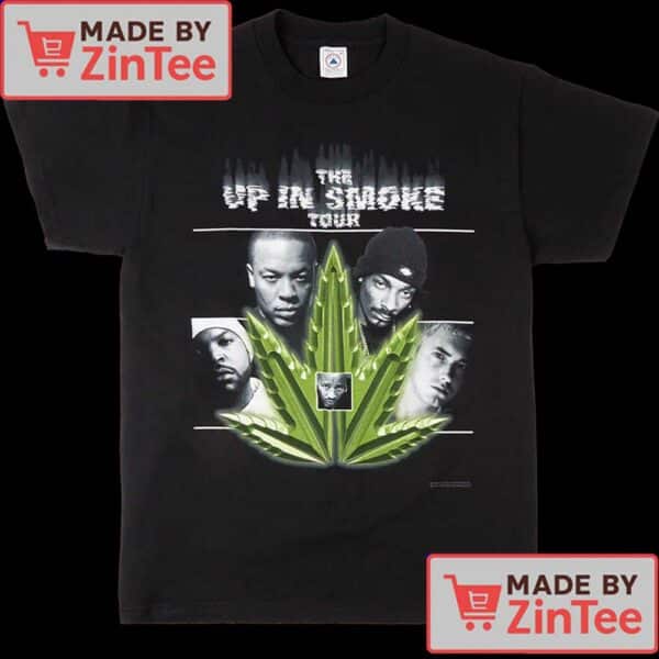 Up in Smoke Tour T-Shirt – Iconic Rap Legends Graphic Tee ft. Dr