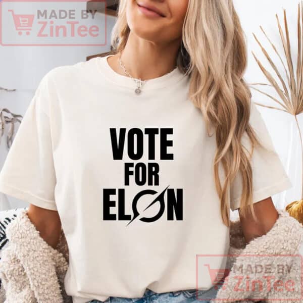 Vote For Elon Musk New Political Party in America Shirt