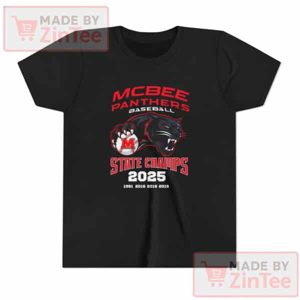 Youth McBee Baseball Championship Shirt